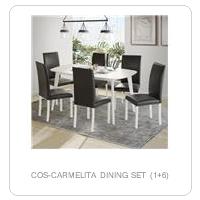COS-CARMELITA DINING SET (1+6)